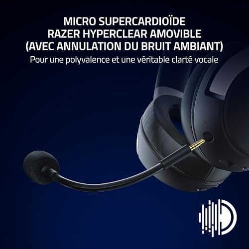 Razer Kaira Pro HyperSpeed Casque Gaming sans Fil Haptique Multiplateforme Sans fil HyperSpeed HyperSense Haptique Haut parleurs de 50mm - vue 6
