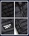 Reebok Boys Winter Coat - Lightweight Insulated Puffer Jacket - Wind & Water Resistant Quilted Hooded Winter Jacket for Boys, Size 18-20, Black