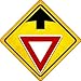 Yield Ahead Novelty Metal Crossing Sign CX-459