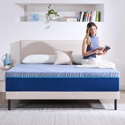 Hiimgo Materasso Matrimoniale 120x190 Memory Foam, Altezza 16 cm, Ortopedico, Medio Rigido, 7 Zone di Comfort, Alleviamento Punti di Pressione Materasso Matrimoniale Ortopedico