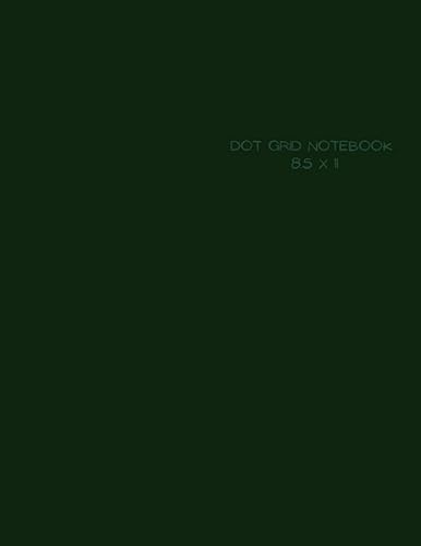 Dot Grid Notebook 8.5 x 11: DOTTED Grid Composition Notebook A4 XL 300 Pages Army Green Large Super Thick Cute Journal For Women and Men Adults or Kids