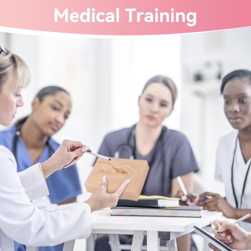 Image of Female Vulva Incision Perineal Suture Practice Model (Right Cut) Laceration /Episiotomy Suture Simulator Practice for Gynecology Teaching to Medical Student, Doctor Training