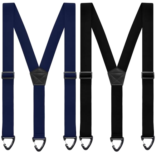 Image of Janmercy 2 Pcs Hidden Suspenders for Men, 1.5 inch