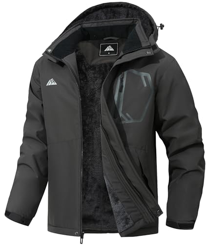 MAOYSSEN Men's Waterproof Ski Jacket