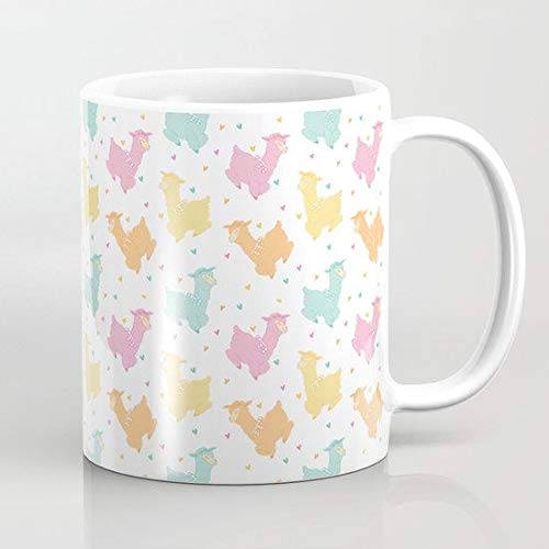 Pastel Kawaii Llamas Standard Mug Mug Coffee Mug Tea Mug