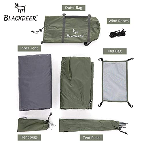 Carpa para camping 2 personas GeRRiT impermeable y doble capa miniatura 4