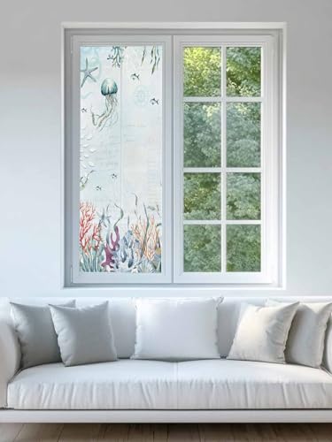 Vinilo decorativo para ventana Blue 17.7x78.7 in miniatura 4