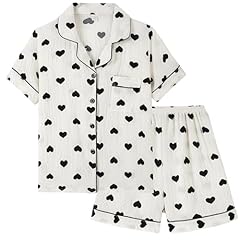 2pcs-black Hearts/Shorts