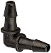 Eldon James L0-6BN Black Nylon Equal 90 Degree Elbow, 3/8" Hose Barb (Pack of 10)