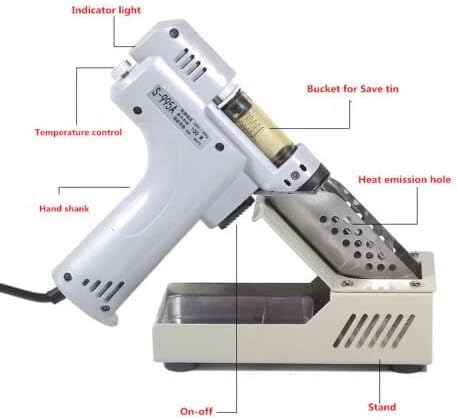 S-995A Electric Vacuum Solder Sucker Desoldering Soldering Iron 220V