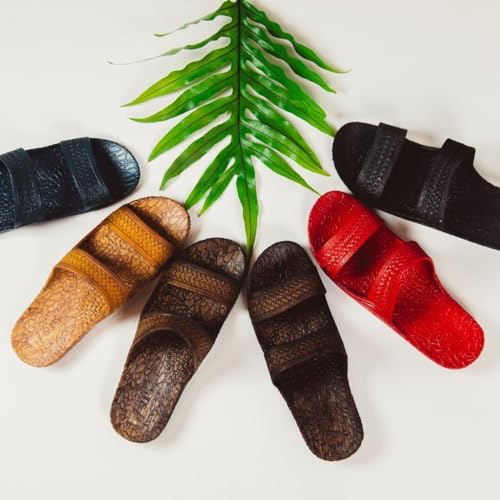 Image of J-Slips Kids Sandals - Comfortable Boys and Girls Jesus Jandals for Beach and Summer - Waterproof Hawaiian Slides in 12 Colors, Sandalias
