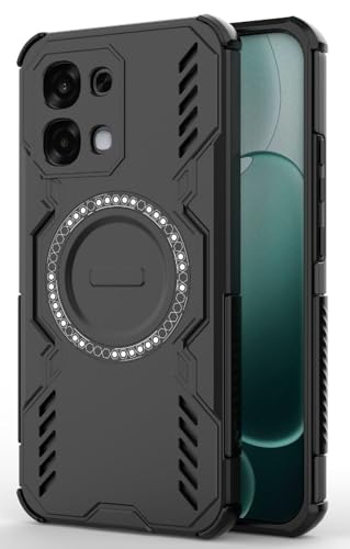 Image of ShieldTech Back Cover Case for Oppo F31 5G | 360 Protection Mobile Phone Case Mag-Safe | Camera Protection | Oppo F31 5+g Back Cover | Oppo F 31 5G - Black TPU+PC