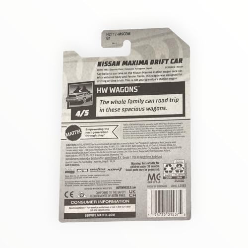 Hot Wheels Nissan Maxima Drift Car miniatura 2