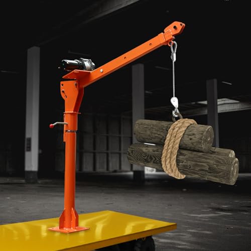 Grua montada para camioneta con winch eléctrico 1100 lb miniatura 2