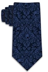 Damask Skull - Dark Navy
