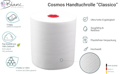 Handtuchspender Blanc Hygienic Set mit Sensor für Handtuchrollen