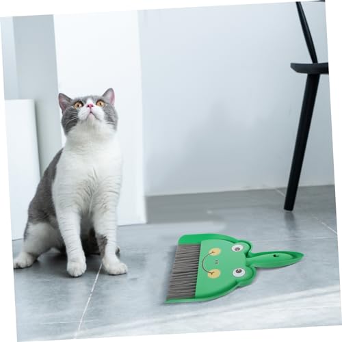 SOIMISS 1 Satz Tischbesen Schreibtisch Drinnen Sauber Schalter Reiniger Fegen Klein Innenbesen Und Für Mini-kehrschaufel Winzig Krume Innere Rosa Mit Zweck Staubwanne Desktop Bausätze Pp – Bild 5