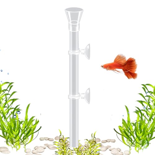 Pipa de alimentacion para peces lucha con sistema antidispercion para comida de tortugas de agua 7
