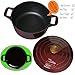 La Cuisine Enameled Cast Iron Dutch Oven Casserole Pot with Lid 6.5 QT 11