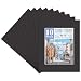 Golden State Art, Pack of 10, Acid-Free Black Pre-Cut 11x14 Picture Mat for 8x10 Photo with White Core Bevel Cut Frame Mattes