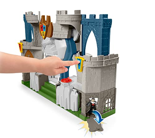 Fisher-Price Imaginext Coffret Château Fort Aventure du Lion avec Une Figurine de Roi, Jouet pour Enfant de 3 à 8 Ans, HCG45 Multicolore