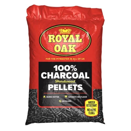 Royal Oak Charcoal Pellets 20 Lb Bag Percent Hardwood Black Wood