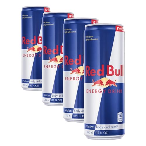 Image of Red Bull Energy Drink, 12 fl oz (Pack of 4)