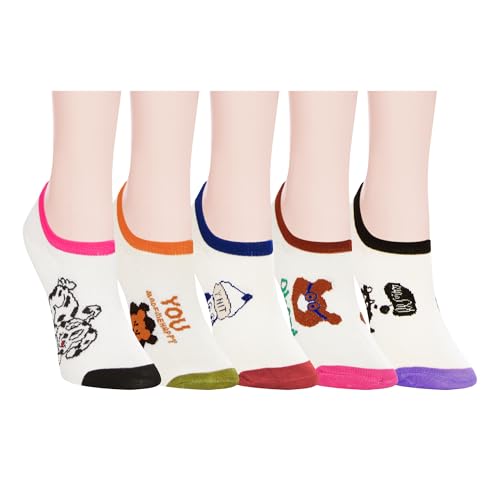 Image of Violet Mist Women's No Show Socks - Low Cut, Invisible, Non Slip Footies - Flat Boat Socks