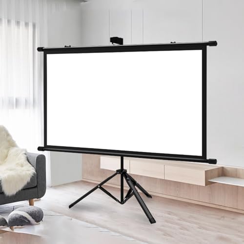 Pantalla de proyección con trípode 72" 4:3 ajustable y portátil