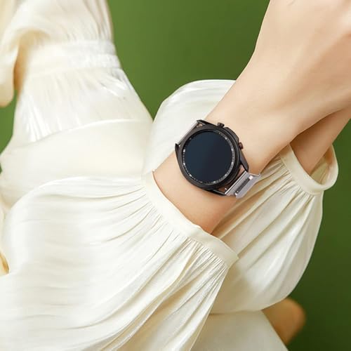 Mugust Bransoletka do Xiaomi Redmi Watch 5 Active / Redmi Watch 5 Lite, metalowa bransoletka z magnesem, bransoletka zastępcza dla mężczyzn i kobiet, Eine Grösse, Metal, A