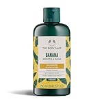 The Body Shop Banana Truly Nourishing Shampoo (1x 250ml), Vegan Dry Hair Shampoo with Organic Banana, Smooths Frizz & Nourishes Root to Tip, Body Shop Banana Shampoo for Healthier-Looking Hair