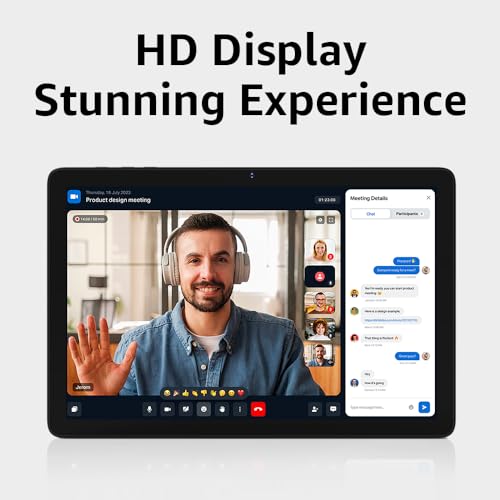 Image of 10 inch Tablet, 2025 Android 13 with Octa-core Processor, 8(4+4) GB&64GB Storage(Expand to 512GB), Metal Casing Upgrade, WiFi 6&Bth 5, 5000mAh Battery, Gray