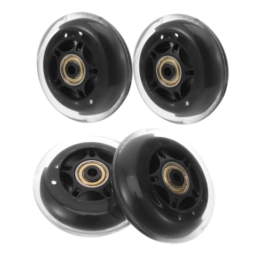 Anneome Quiet Furniture Wheels 4 Pack 2.5 Inch Pu Replacement for Luggage Skateboard