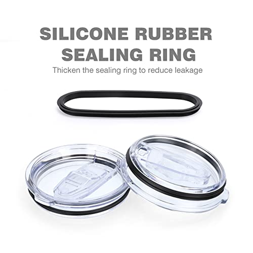 Pandaria Tumbler Lids 20Oz Replacement Lids Spill Proof Splash Resistant Slider Lids Covers Fit For 3.2" Cup Mouth And More Travel Coffee Mugs(20Oz, 2 Pcs) #TOP4