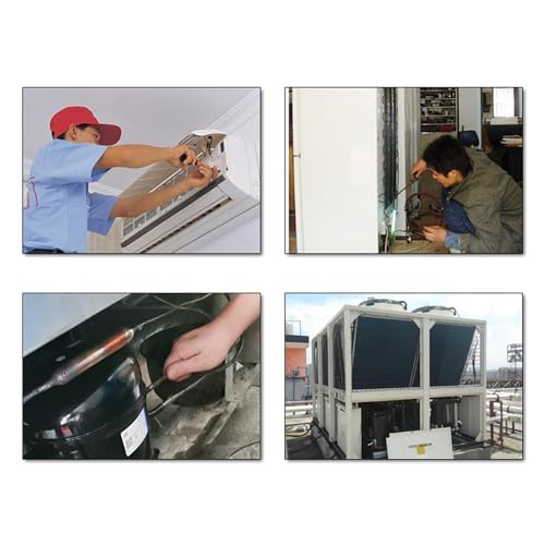 Image of Hetkrishi HVAC Repair Kit Air Conditioner & Refrigeration Expansion Manual Tube Expander Soft Copper /Aluminum Pipe Tool Drill Hex Shank Set Contains 1 /4'', 3 /8'', 1 /2'', 5 /8'', 3 /4 inch, 7 /8 inch