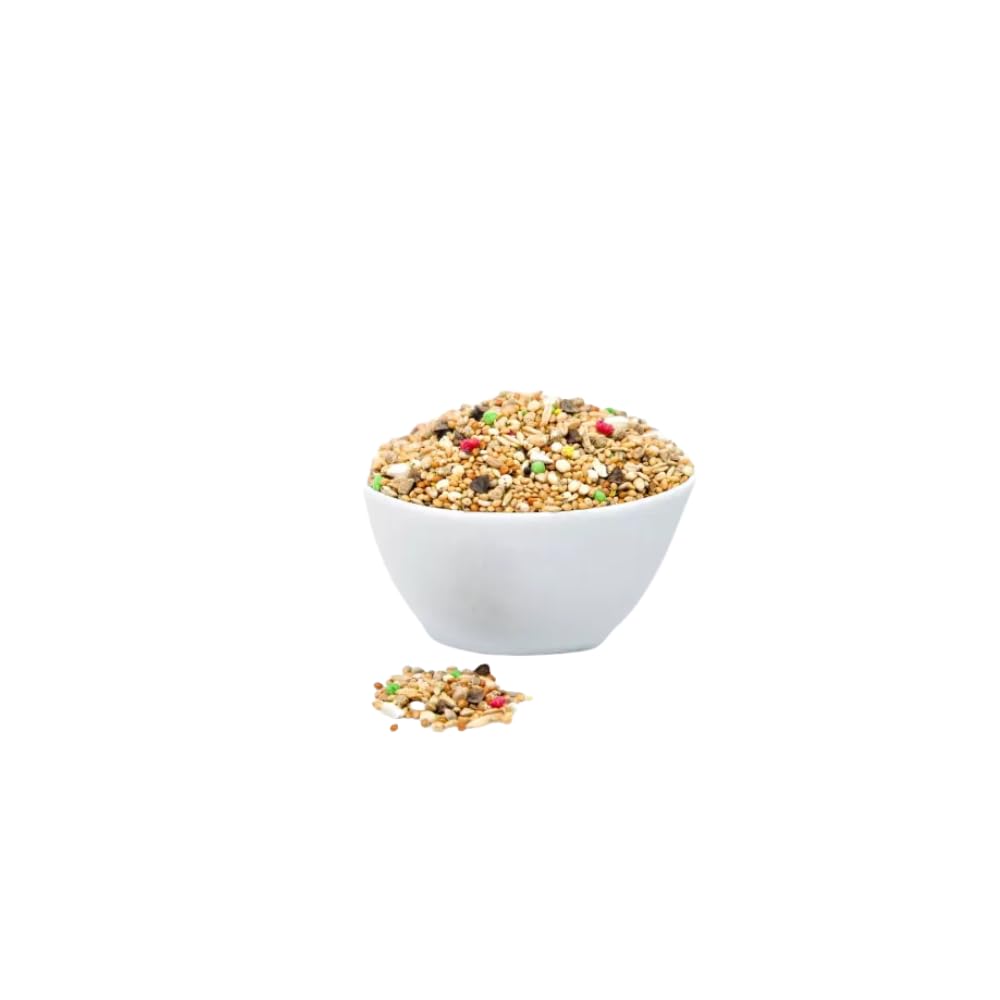 10 kg di mangime per pappagalli grandi senza zucchero, con arachidi, semi di zucca, girasole bianco e strisce, carrube, per ara, cacata, pappagalli grigi, amazzoni