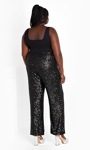 City Chic Women's Apparel Women's Avery Sequin Pant3