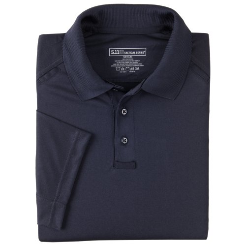 5.11 Tactical Men's Performance Short Sleeve Polo, 100% Polyester, Moisture Wicking, Style 71049T