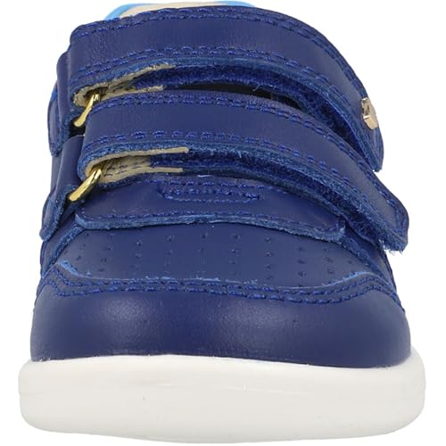 Bobux Riley Blueberry Trainers Leather with Double Straps and Padded Collar for Kids2