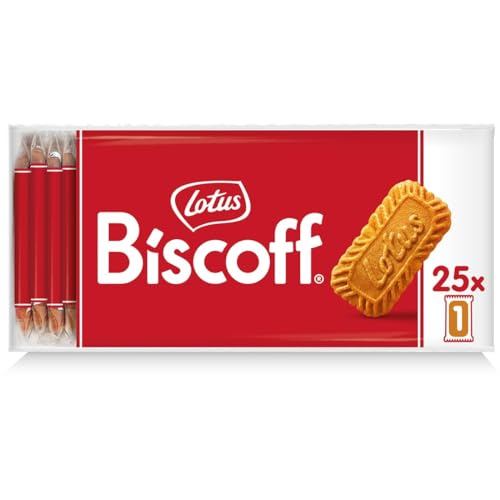 Lotus Biscoff | Galletas caramelizadas | Sin OMG y veganas | 1 x 25 unidades | 156 g | Paquete de 1