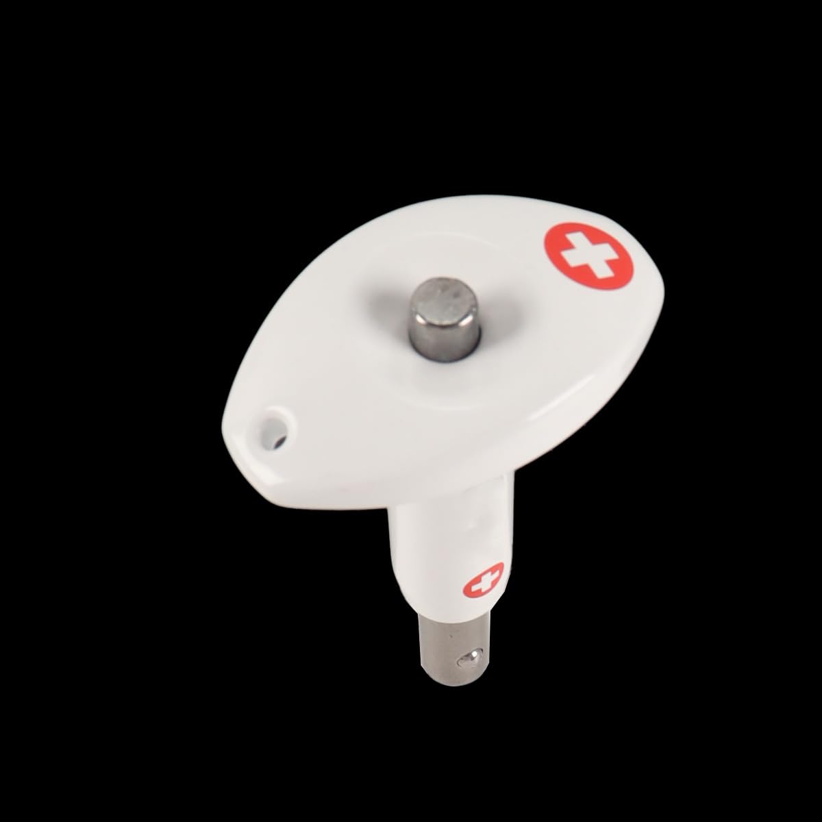 HUBa Estrattore di Cuscinetti in Acciaio Inox per Ruote da Skate, Pattini a rotelle, Longboard, profondità di rimozione 8 mm, Bianco