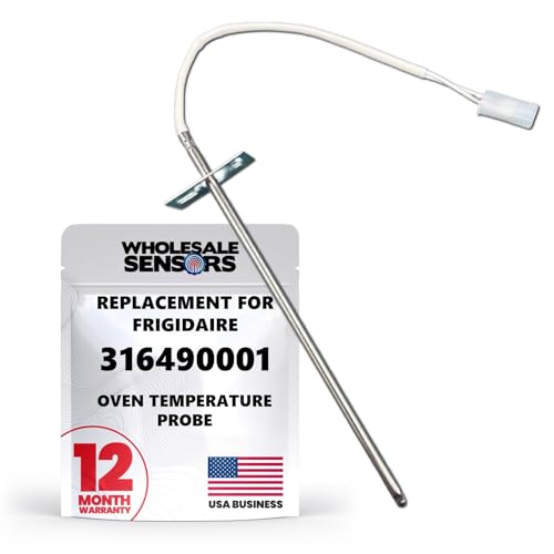 Replacement for Frigidaire 316490001-12 Month Warranty - Oven Temperature Probe