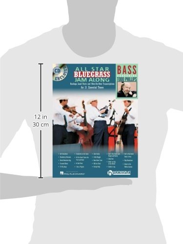 image for Homespun All Star Bluegrass Jam Along for Bass: Backups, Lead Parts an