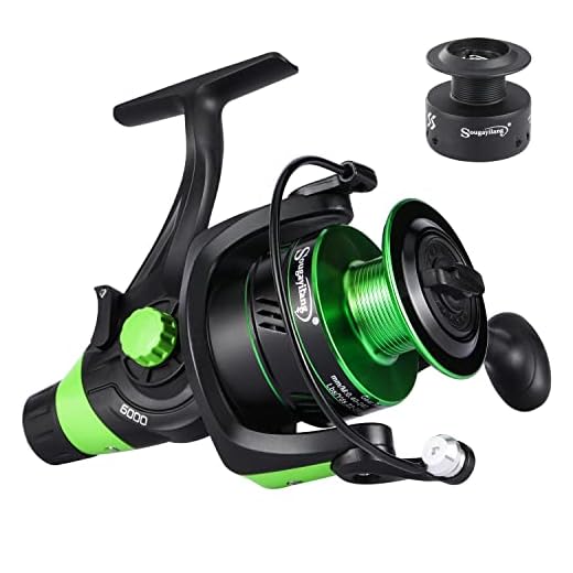 Sougayilang Spinning Reel 13+1 Stainless Steel BB Bait Feeder Carp Fishing Reel for Freshwater and Saltwater-2000
