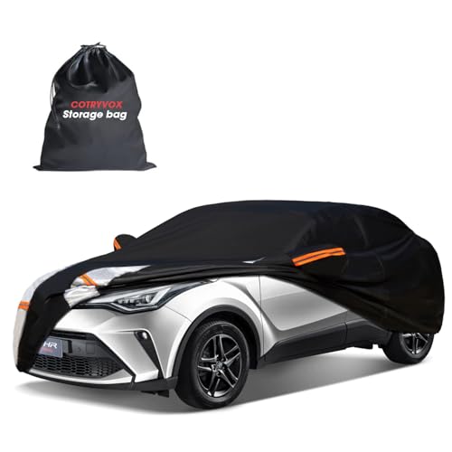 Image of 10-Layer SUV Car Cover, Waterproof All Weather, Black, S1 (See Size Chart)