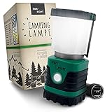 ✅ PERFEKT FÜR UNTERWEGS – Damit dein Zelt beim Camping in gemütlichem Licht erstrahlt, kannst du deine Lampe am Haken ganz einfach aufhängen. Für den Transport besitzt die Lampe einen praktischen Metallgriff. Sie ist zudem spritzwasserfest!