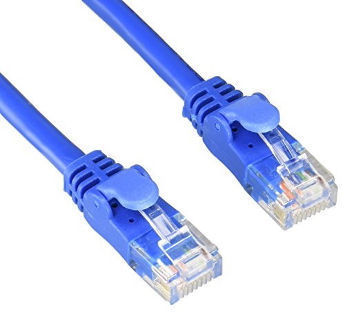 エレコム LANケーブル CAT6A 1m 爪折れ防止コネクタ やわらか ブルー LD-GPAYC/BU1の商品画像（Amazon）