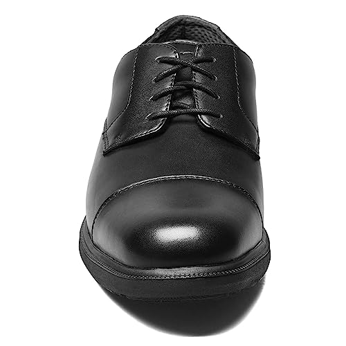 Nunn Bush Men's Melvin Street Cap Toe Oxford with Kore Slip Resistant Walking Comfort Technology4