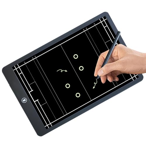 Tableta de escritura LCD de 16 pulgadas, para entrenamiento de balonmano, estrategia digital, portapapeles, almohadilla de entrenamiento electrónica sin papel para entrenamiento en equipo