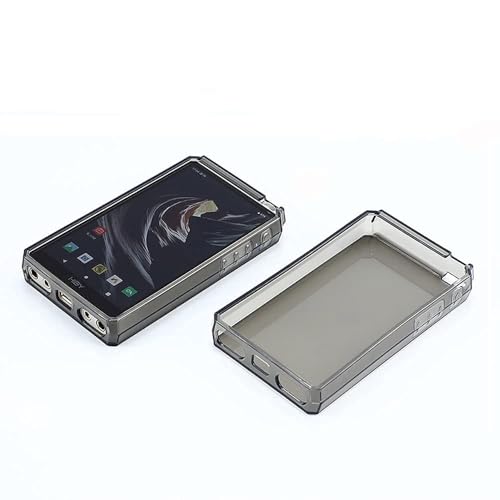 �ɓK�p����Hiby R8 �p �\�t�g�N���X�^���N���A Tpu �ی�V�F���X�L���P�[�X�J�o�[ (�N���A�u���b�N �P�[�X)